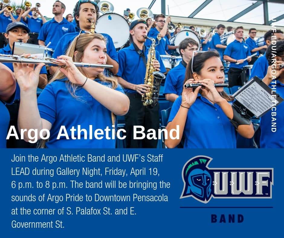 Argo Athletic Band Gallery Night Pensacola