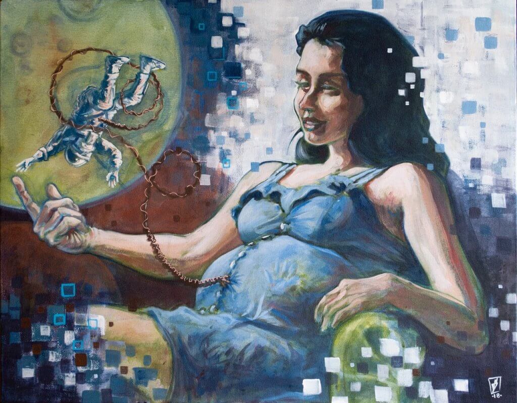 dylan nadsady art pregnant woman