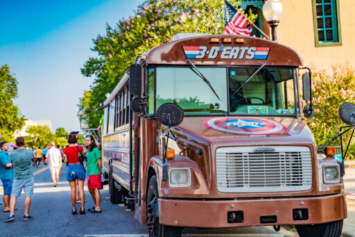 3D Eats food truck at a Gallery Night.